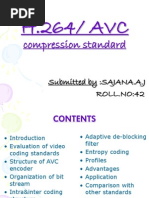 H.264/ AVC: Compression Standard