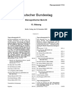 Deutscher Bundestag: Stenografischer Bericht 13. Sitzung