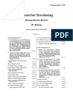 Deutscher Bundestag: Stenografischer Bericht 20. Sitzung