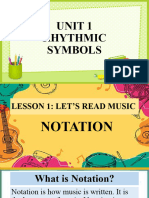 Notation and Kinds of Notes