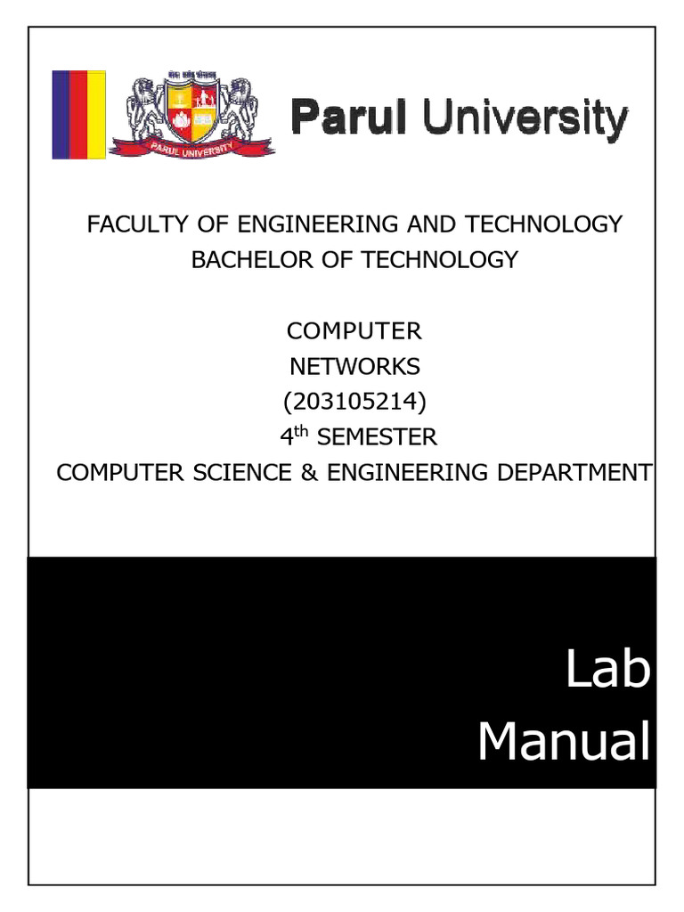 Computer Network Lab Manual PDF Network Switch Computer Network