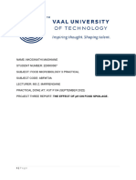 Food Microbiology Project 3 Report