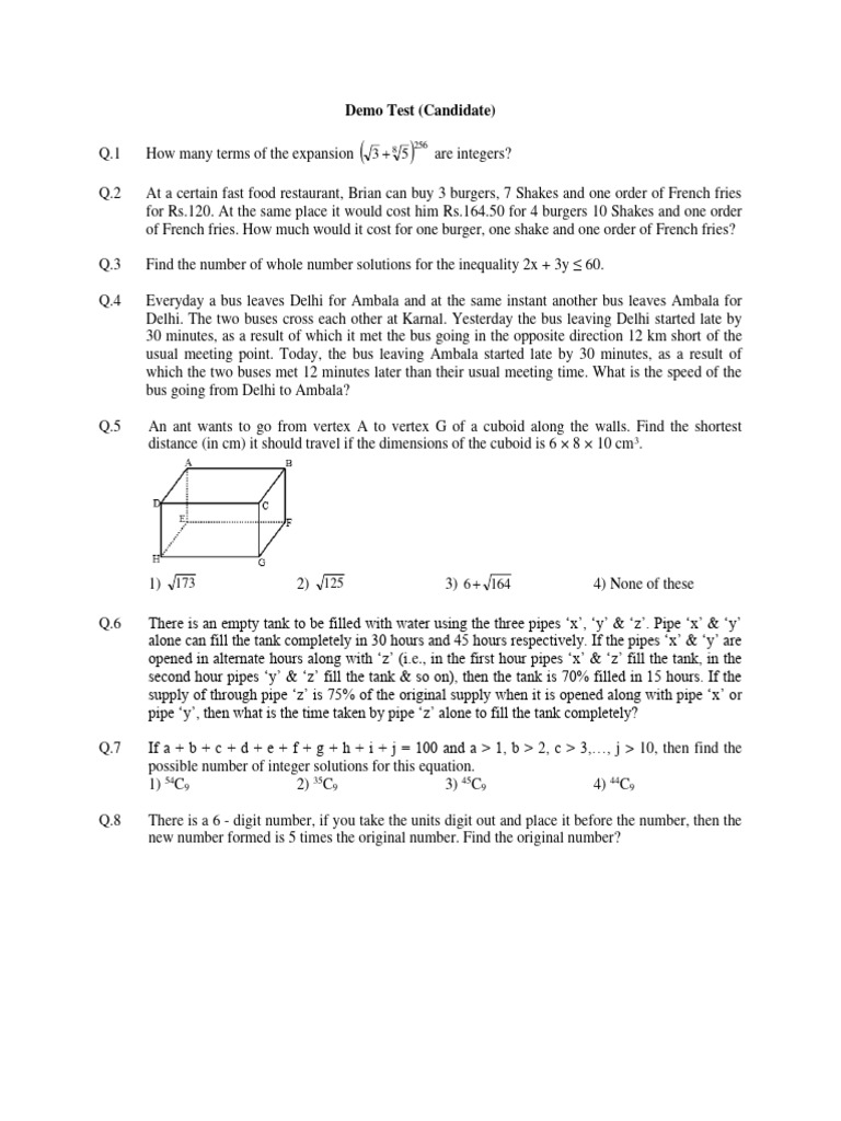 Math Problem Set with Solutions | PDF | Teaching Methods & Materials