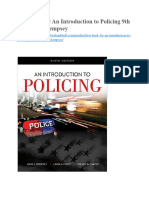 Test Bank For An Introduction To Policing 9th Edition by Dempsey