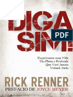 Diga Sim Experimente Uma Vida Tao Plena Rick Renner