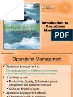 CH 01. Introduction To Operations Management