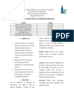 Informe Maquinas2 Factorpotencia