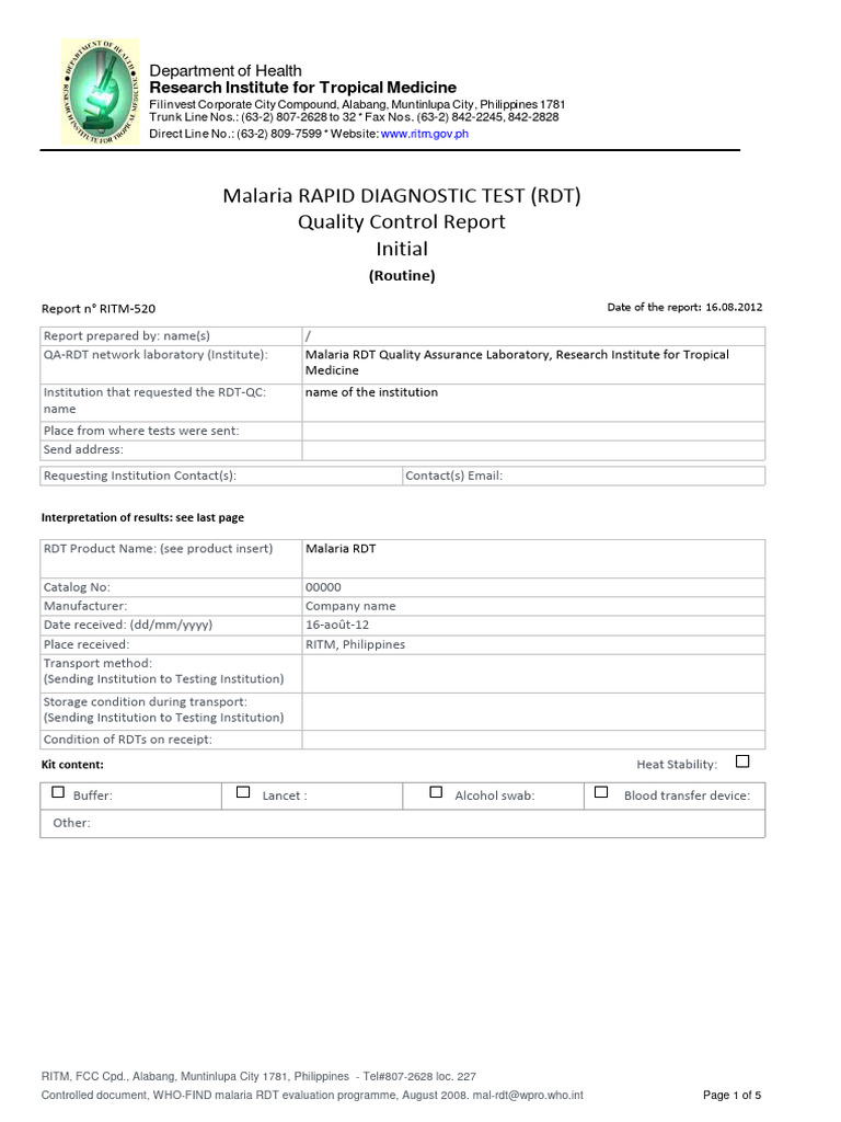 lot-testing-qc-report-result-form-pdf-immunology-causes-of-death