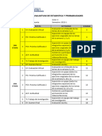 Actividades Evaluativas - Educacion Inicial