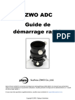 Voir Etape 2 Alignement Avec L'horizontal - ZWO - ADC - QuickGuide - FR
