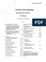 Deutscher Bundestag: Stenografischer Bericht 32. Sitzung