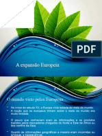 A Expansão Europeia