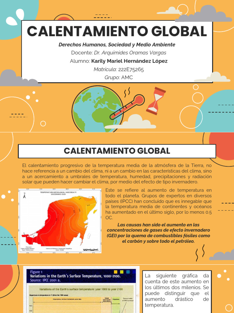 Calentamiento Global - Derechos Humanos, Sociedad y Medio Ambiente ...