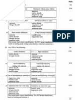 2000 Paper 1 Marking Scheme