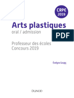 Arts Plastiques - Oral Admission - CRPE 2019 (Dunod)