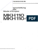 Manual sennheiser MKH 110