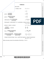 Paper 2 Formula Sheet 1