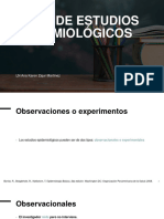 Tipos de Estudios Epidemiológicos