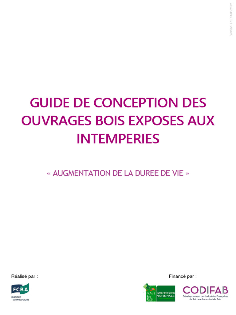 Guide de conception des ouvrages bois | PDF | Bois (matériau de ...
