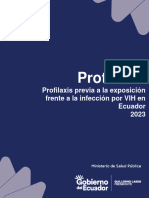 Protocolo Profilaxis Previa A La Exposicion Al VIH (PrEP - 2023)