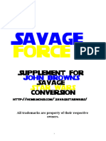 Savage Worlds - Savage Force 1