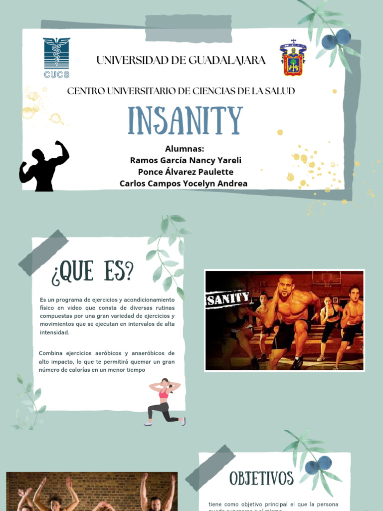 Programa de Ejercicio Insanity: Guía Completa | PDF | Salud y bienestar