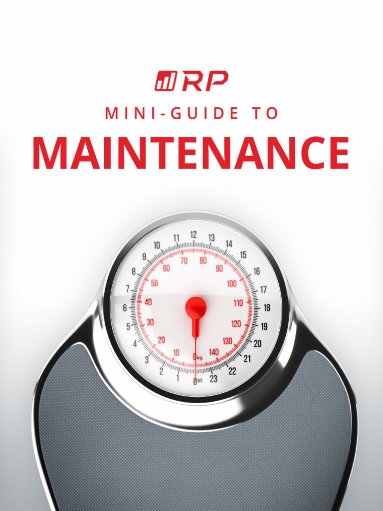 RP Mini Guide To Maintenance 1 | PDF | Dieting | Weight Loss