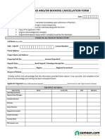 Newww Token Refund - Booking Cancellation Form Updated 26-07-2022