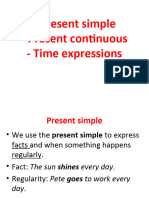 Present Simple & Continuous