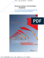 Test Bank For Elementary Statistics 12 e 12th Edition 032189023x