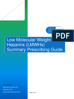 Low Molecular Weigh Heparins Summary Prescribing Guide Version 14