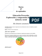 Preescolar 27 de Septiembre Exploracion