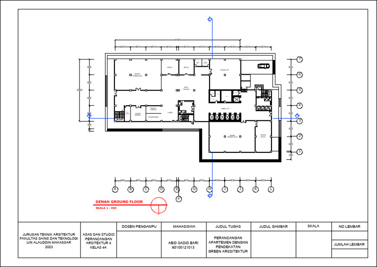 Denah Ruang dan Shaft Plumbing | PDF