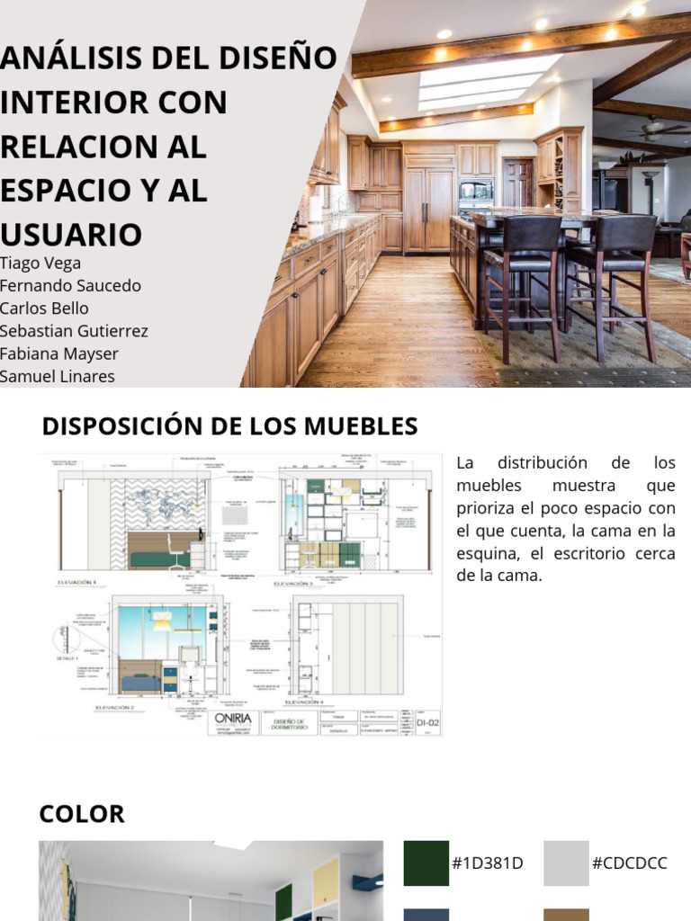 Análisis Del Diseño Interior Con Relacion Al Espacio y Al Usuario | PDF