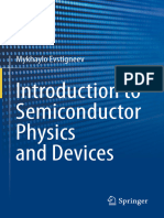 Evstigneev M Introduction To Semiconductor Physics and Devic