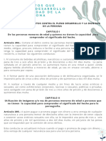 2.4 Delitos Que Afectan El Desarrollo y La Dignidad de La Persona