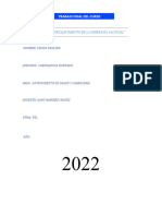 Trabajo Final Del Curso: "Año Del Fortalecimiento de La Soberanía Nacional"