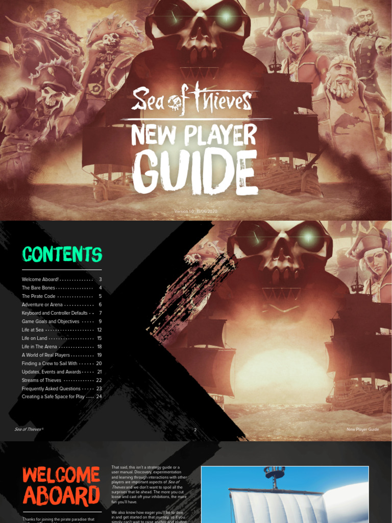 Sea of Thieves Player Guide-1 | PDF | Piracy | Ships