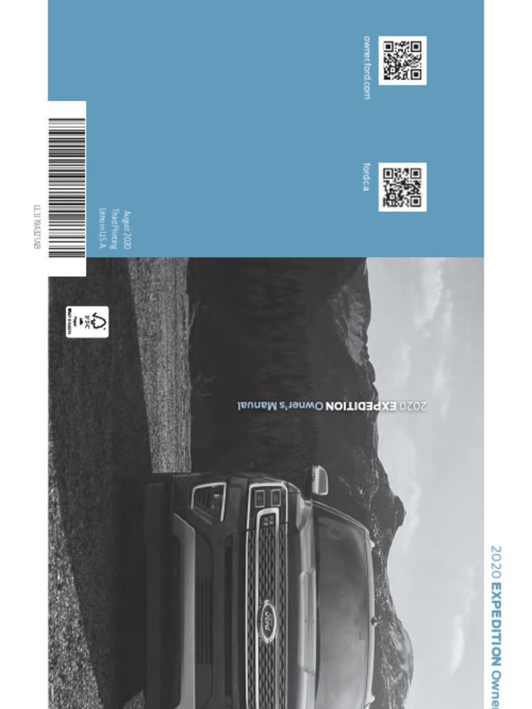 2020 Ford Expedition Owners Manual Version 3 Om en US 08 2020 PDF