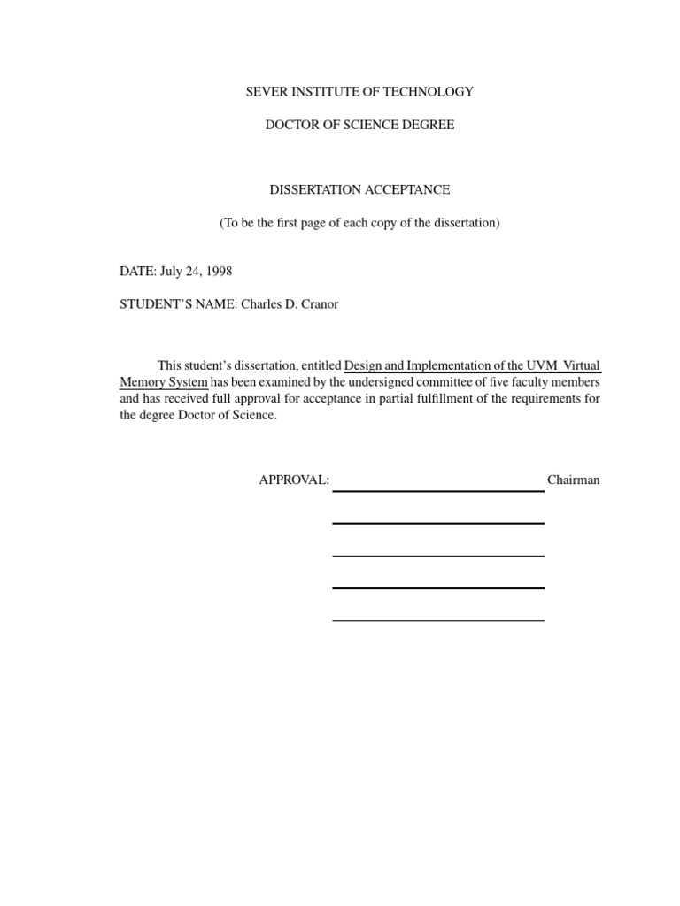 UVM Virtual Memory System Overview | PDF | Cache (Computing) | Kernel ...