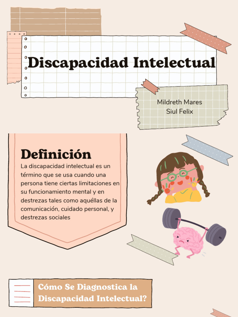 Definición y diagnóstico de discapacidad intelectual | PDF ...
