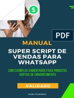 Livro Manual Do Super Script de Vendas para WhatsApp - V1