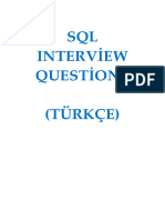 SQL Interview Sorular