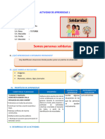 D1 A3 SESION TUT. Somos Personas Solidarias