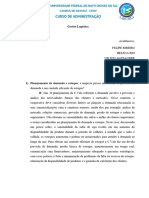 Trabalho Integrado - Gestão Logistica Final