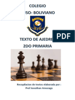 Texto Ajedrez 2do Primaria