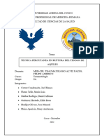 MONOGRAFIA Técnica Percutaneá Ruptura Del Téndón de Aquiles