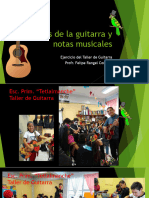 Cuerdas de La Guitarra y Notas Musicales