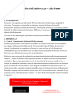 El Ciclo de Inversión Del Invierte - Pe - 2da Parte