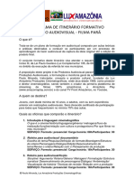 Itinerário Formativo para Capacitação em Audiovisual